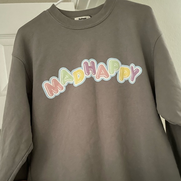 Madhappy Crewneck
Size M
worn once no stains small hole on back (pictured) - Picture 1 of 5